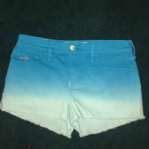 Hollister ombré jean shorts
